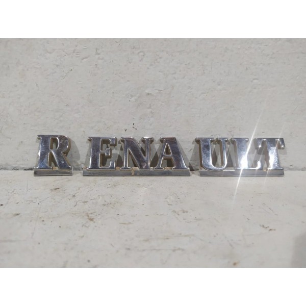 Emblema Nome Letreiro Tampa Porta Malas Renault Clio 1999