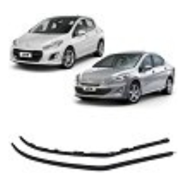 Par Spoiler Bigode Parachoque Peugeot 308 408 2011 2012