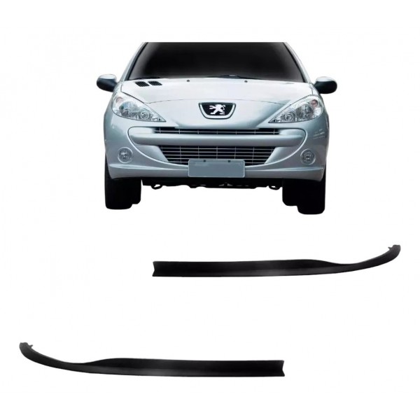 Spoiler Bigode Parachoque Esquerdo Peugeot 207 2009 A 2015